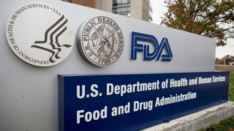 FDA headquarters sign with US Department of Health and Human Services seal